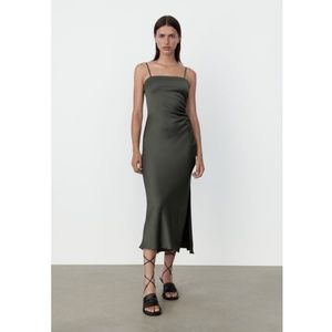 Zara Satin Lingerie Style Dress Size XS